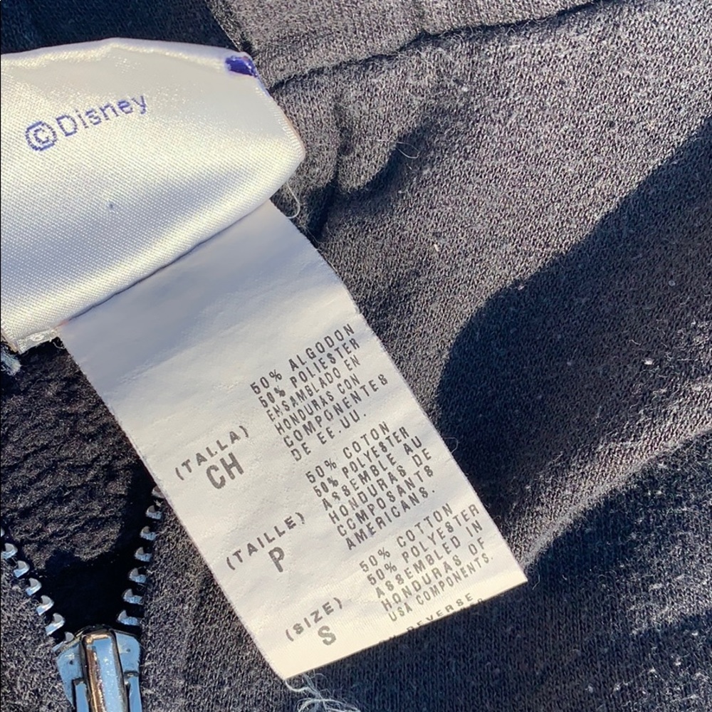 Disney 50th Anniversary Black Zip Up Hoodie - Picture 7 of 8